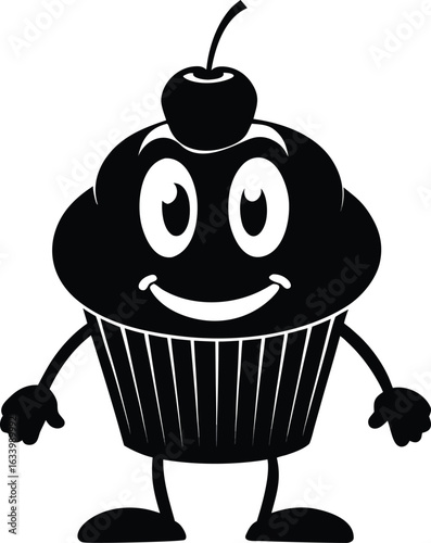 Cupcake - High Quality Vector Logo - Vector illustration