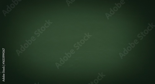 Deep Emerald Green Chalkboard Texture Background Subtle Vignette