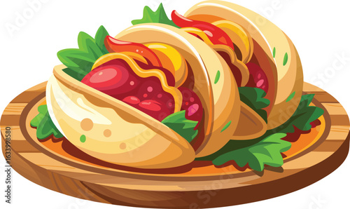 A collection of tempting photographs showcasing various types of bao buns, highlighting their soft texture and delicious fillings