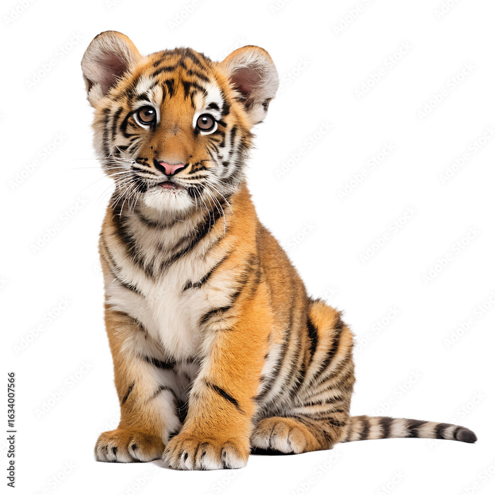 Fototapeta premium Adorable tiger cub image download cute tiger cub pictures baby tiger photos tiger cub wallpaper free download