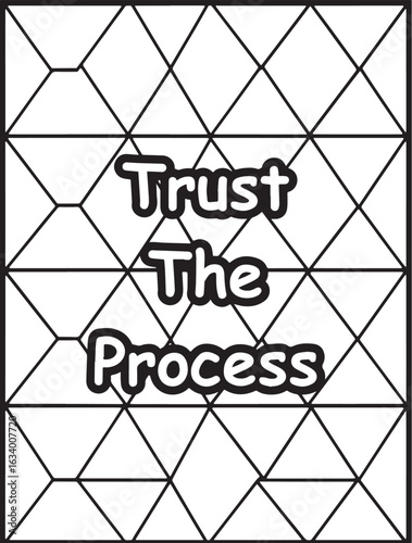 Motivational coloring page: Printable Mosaic pattern to color: Good vibes words to color for kids and adults