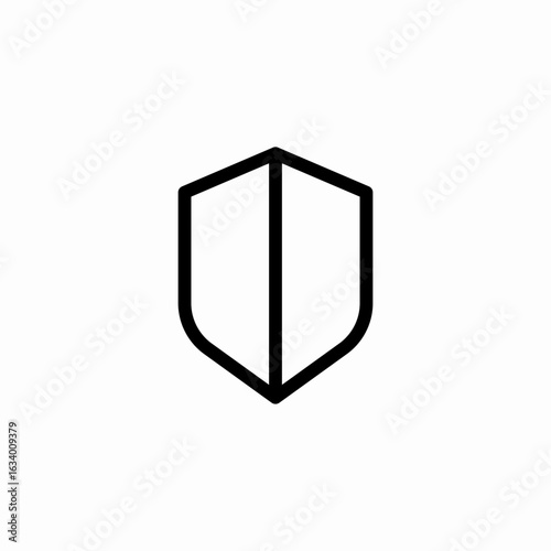 security shield icon icon sign vector