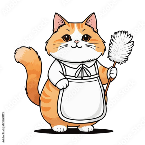 Cat as Housekeeper