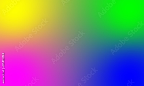 Four Colors Gradient Illustration Design