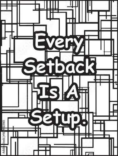 Motivational quote coloring page: Mosaic pattern background: Good vibes words to color
