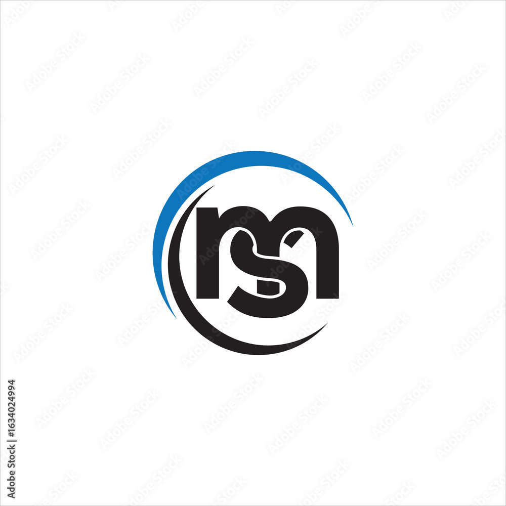 Fototapeta premium cms logo design vector, cms letter logo, cms initials vector logo