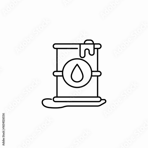 oil barrel icon sign vector