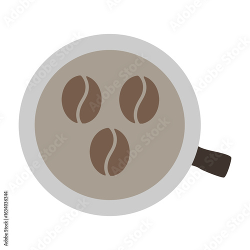 Coffee shop equipment for coffee shop promotion, sales. Coffee decoration stuff in flat style. Vector isolated.