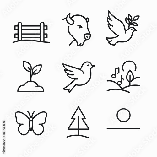Prairie Icon Grid