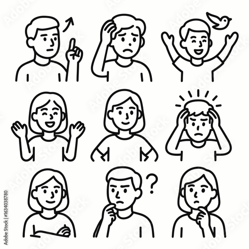 Minimal Emotion Icons