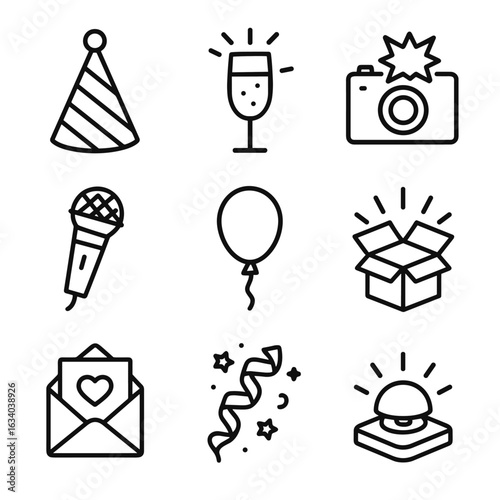 Party Icons Grid