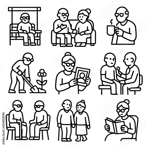 Old Age Iconography
