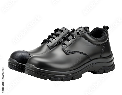 Black Safety Shoes - Protective Footwear for Work