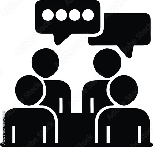 business people talk