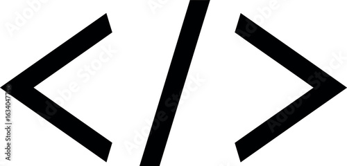 Coding symbol closing tag for web development