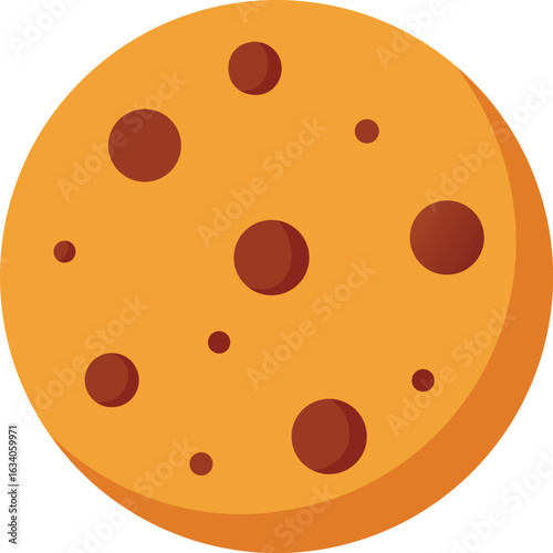  cookies vector cartoon illustration