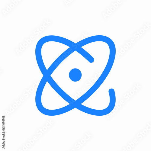particles atomic icon sign vector