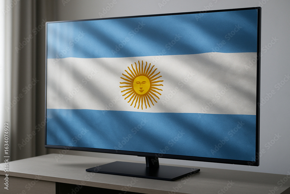 Fototapeta premium Argentina TV