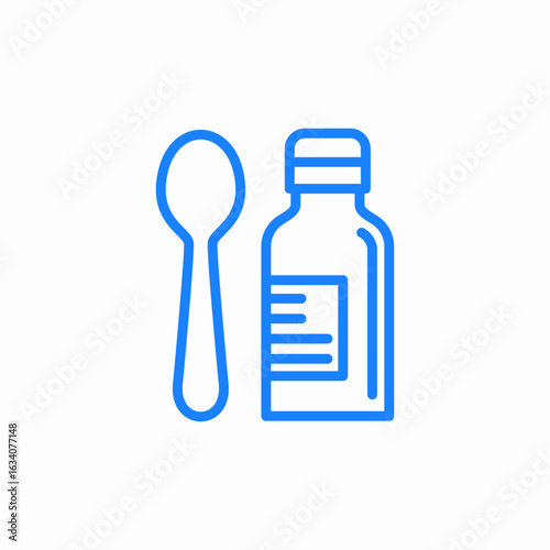 syrop medicine icon sign vector