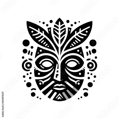 Tribal mask designs that reflect the classic forms of ancestral heritage