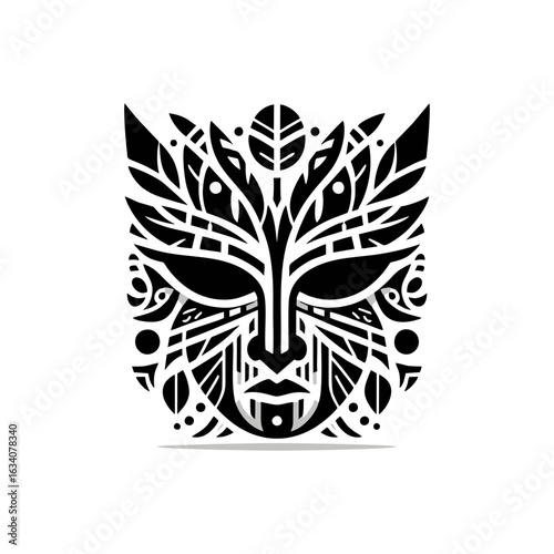 Tribal mask designs that reflect the classic forms of ancestral heritage