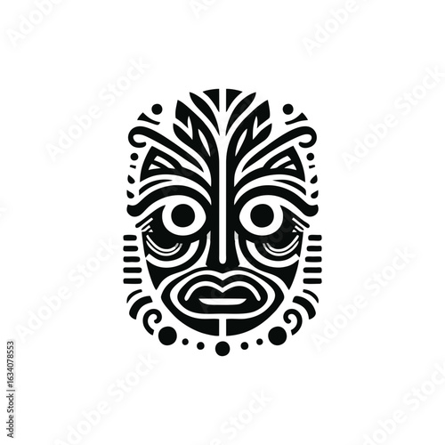 Tribal mask designs that reflect the classic forms of ancestral heritage