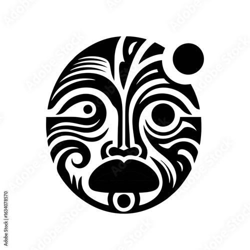 Tribal mask designs that reflect the classic forms of ancestral heritage