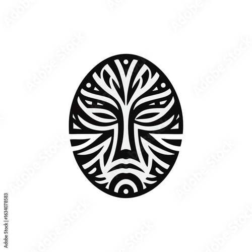 Tribal mask designs that reflect the classic forms of ancestral heritage