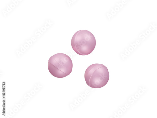 bath bomb icon 3d illustration render