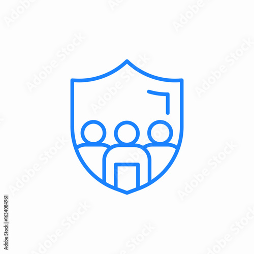herd immunity icon sign vector