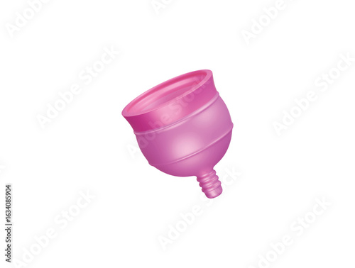 menstrual cup icon 3d illustration render