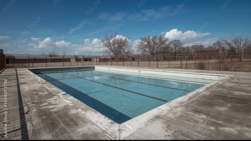 Obraz premium swimming pool in hotel