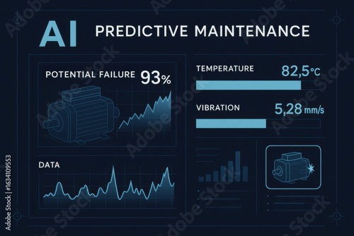 AI Predictive Maintenance Dashboard – Real-Time Sensor Data and Failure Forecast