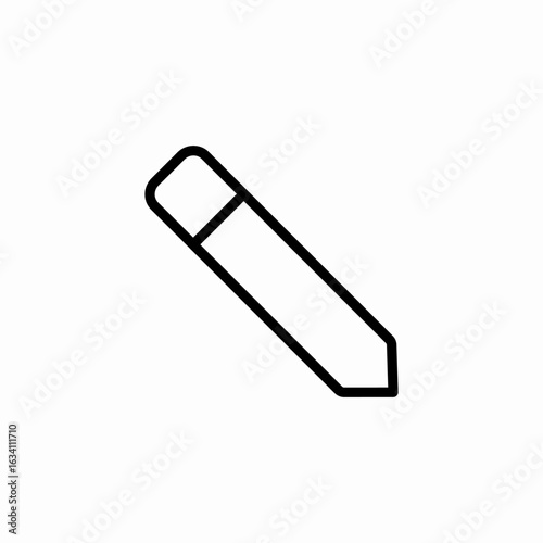 eraser pencil tool icon sign vector