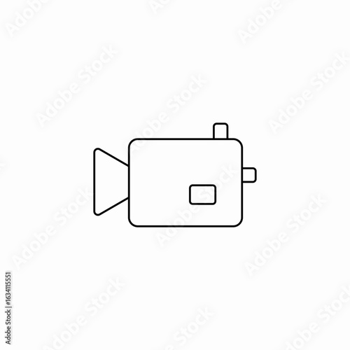video camera recorder icon sign vector