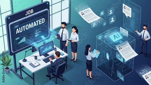 Job Automation: AI-Powered Recruitment Process, Streamlining HR with Digital Efficiency