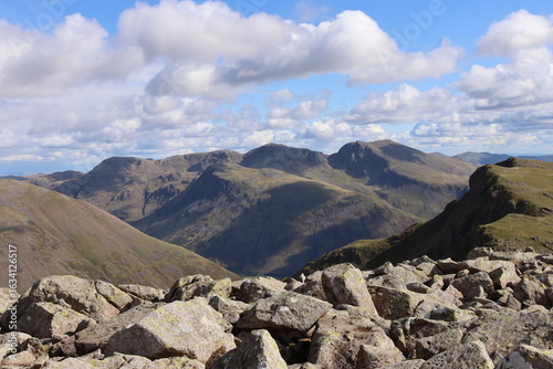 Lake District national park, England in summer