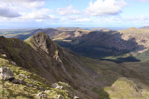 Lake District national park, England in summer