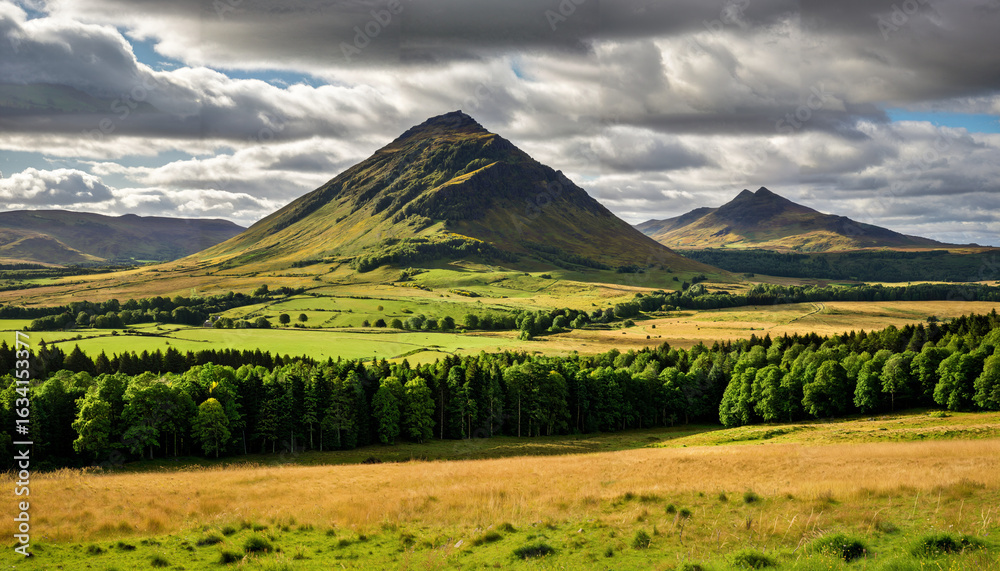 Fototapeta premium Le paysage verdoyant