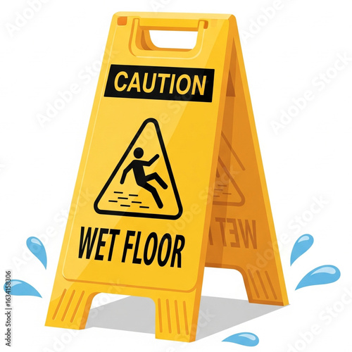 caution wet floor