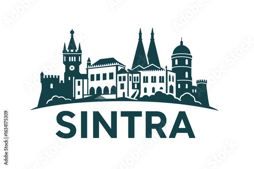 City skyline with iconic buildings and landmarks, Sintra
