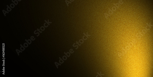 Grainy noisy background, abstract color gradient  yellow black, vibrant noise texture banner header poster cover flyer backdrop design.