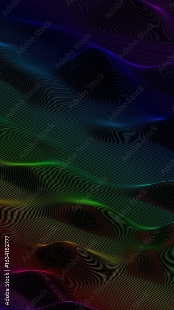Fototapeta premium a colorful abstract background with wavy lines