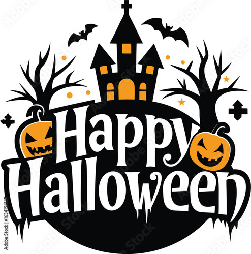 happy halloween house
