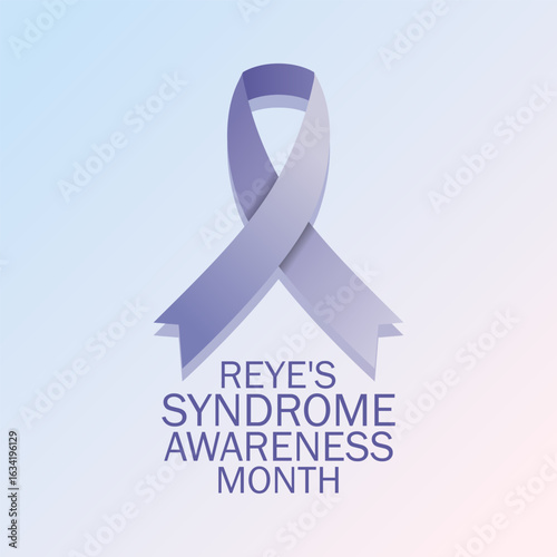 Vector graphic of Reye's Syndrome Awareness Month for Reye's Syndrome Awareness Month celebration.