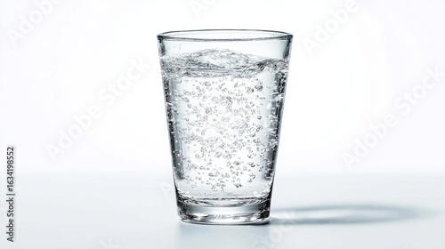 Crystal Clear: A Glass of Mineral Water