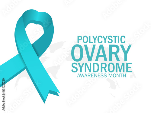 Vector graphic of Polycystic Ovarian Syndrome Awareness Month for Polycystic Ovarian Syndrome Awareness Month celebration.