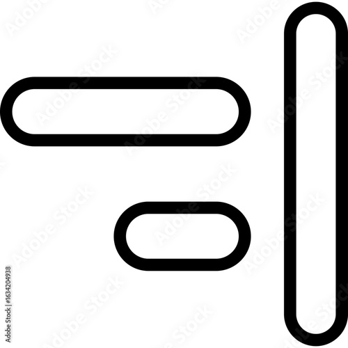 Objects align right Icon