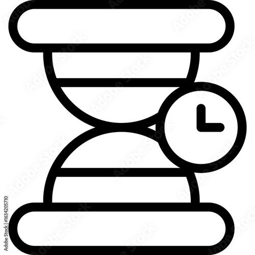 Hourglass clock Icon
