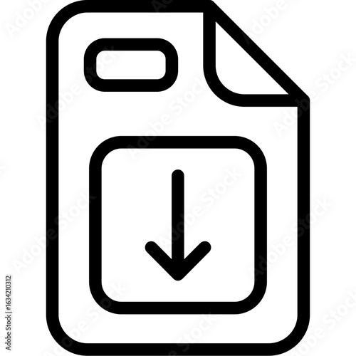 File arrow down Icon